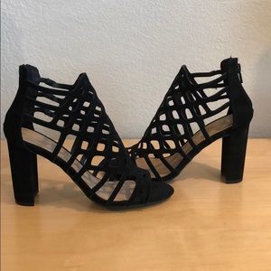 Black Material Girl 3 1/2 inch Heels